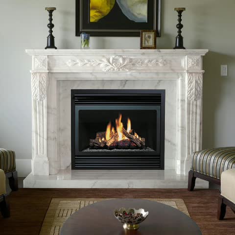 Pure White Marble Carved Fireplace Surround,Fireplace Mantel