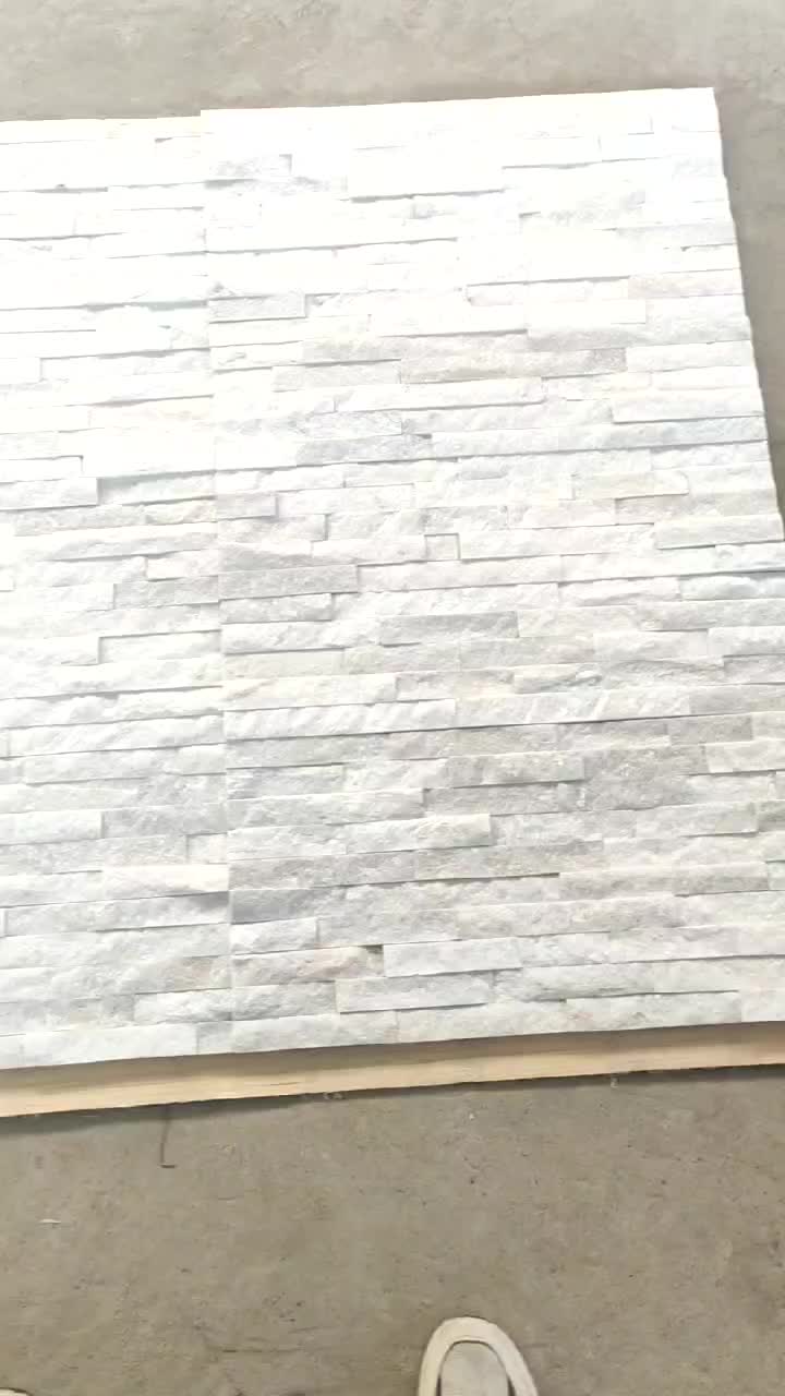Pure White Quartzite Culture Stone Panel