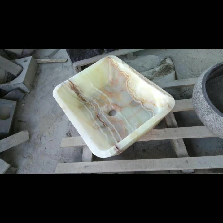 White Marble With Red Veins Vessel Basins