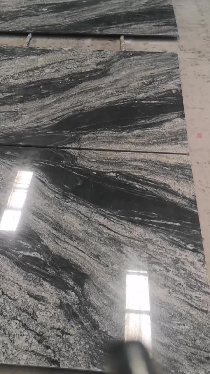 Translucent Glass Backed Black Granite Used For Background