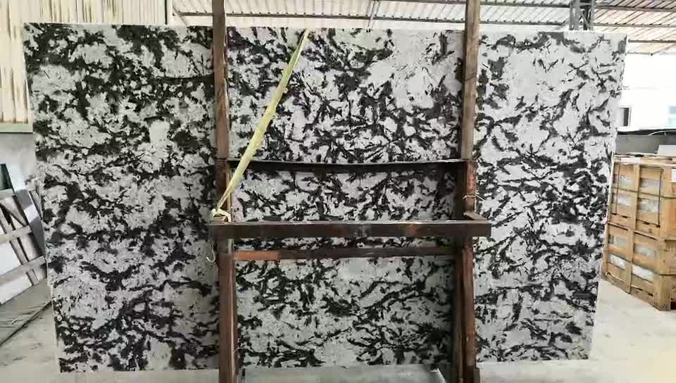 Translucent Silver Fox Onyx Backed Glass For Backgound