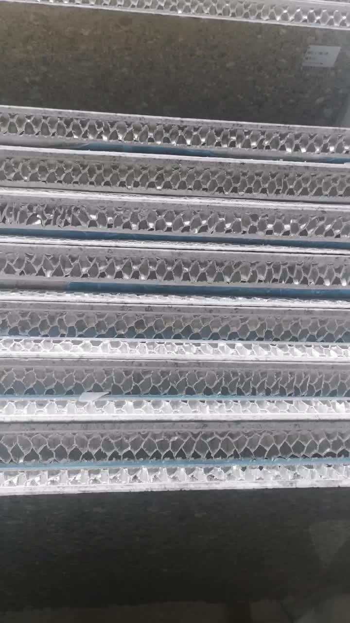 Ultra-Thin Sapphire Brown Granite Laminated Honeycomb Panels