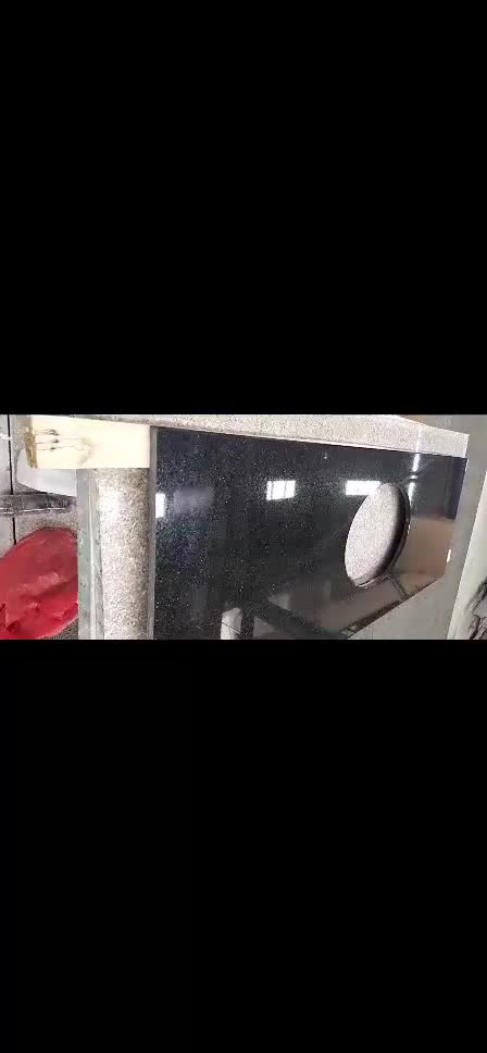 Black Galaxy Granite Kitchen Countertop