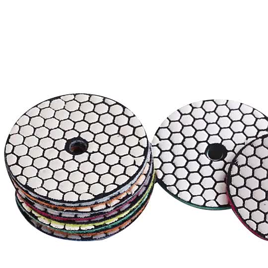 3In Diamond Dry Grinding Granite Polishing Pads