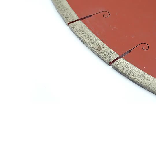 Red Circular Cutting Discs Segment Marble Saw Blades