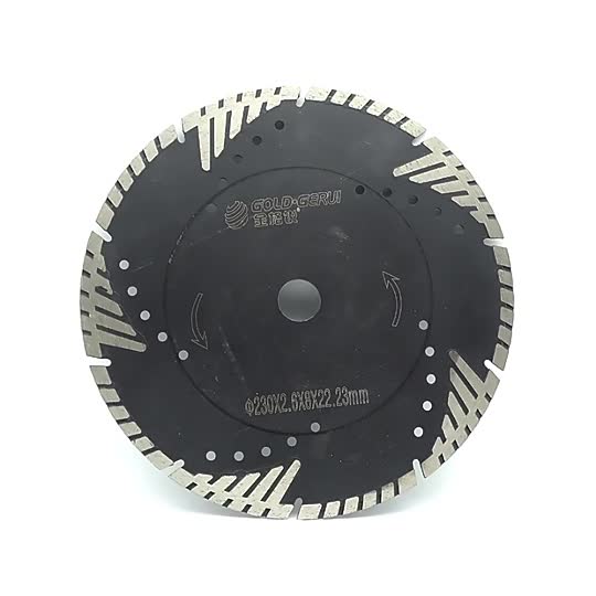 Triangle Teeth Protection Hot Press Turbo Marble Saw Blade