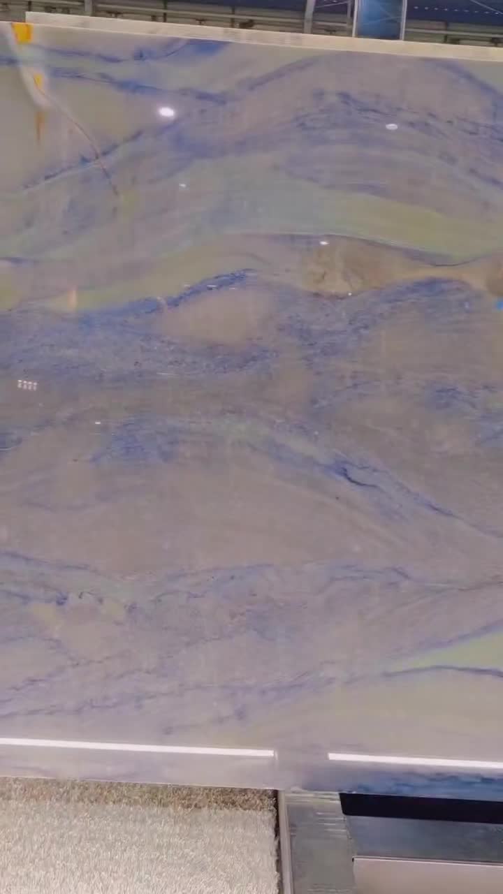Polished Natural Blue Quartzite Azul Imperial Quartzite