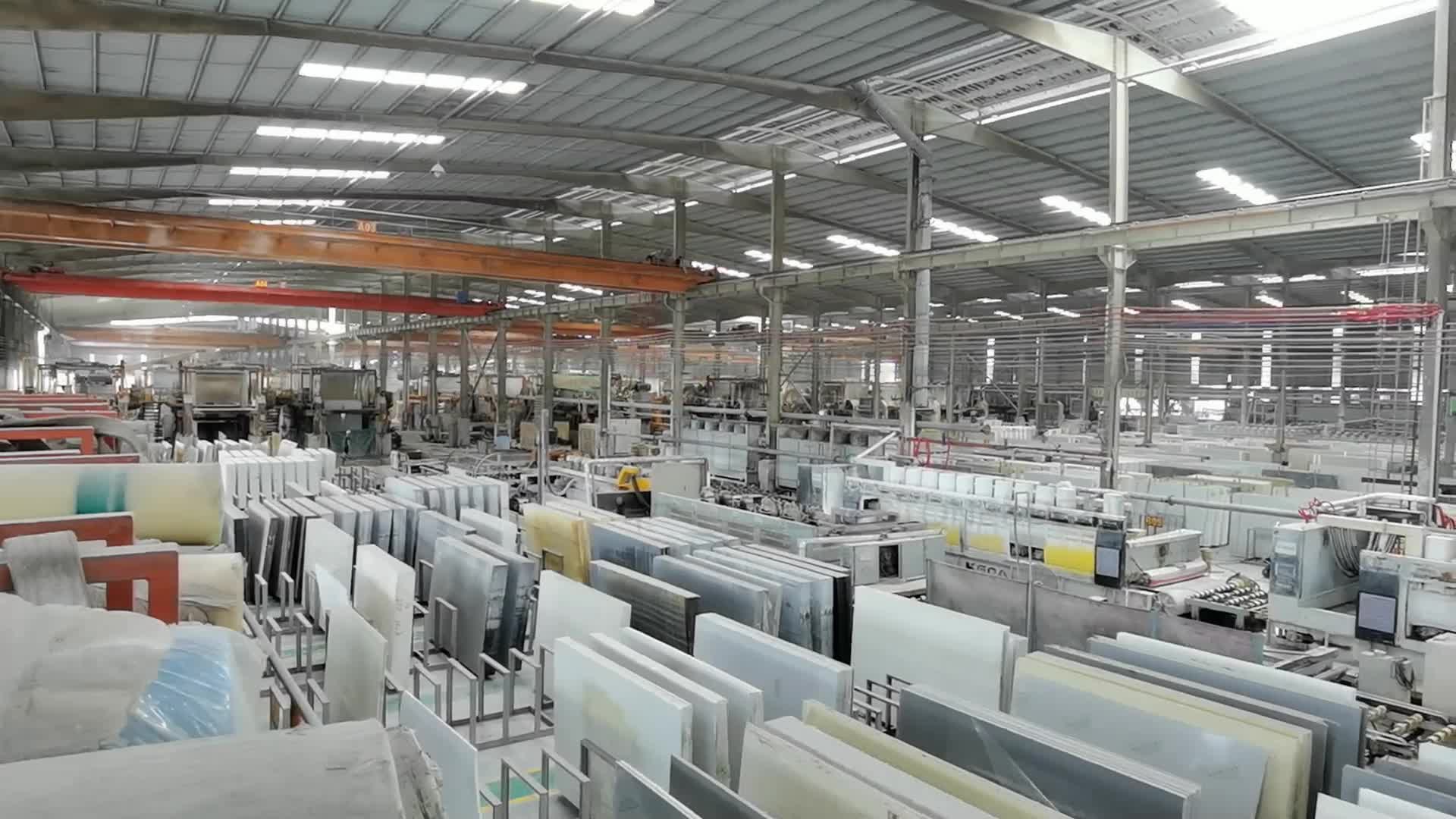 30Mm Artificial Quartz Stone Prefab Kitchen Countertops