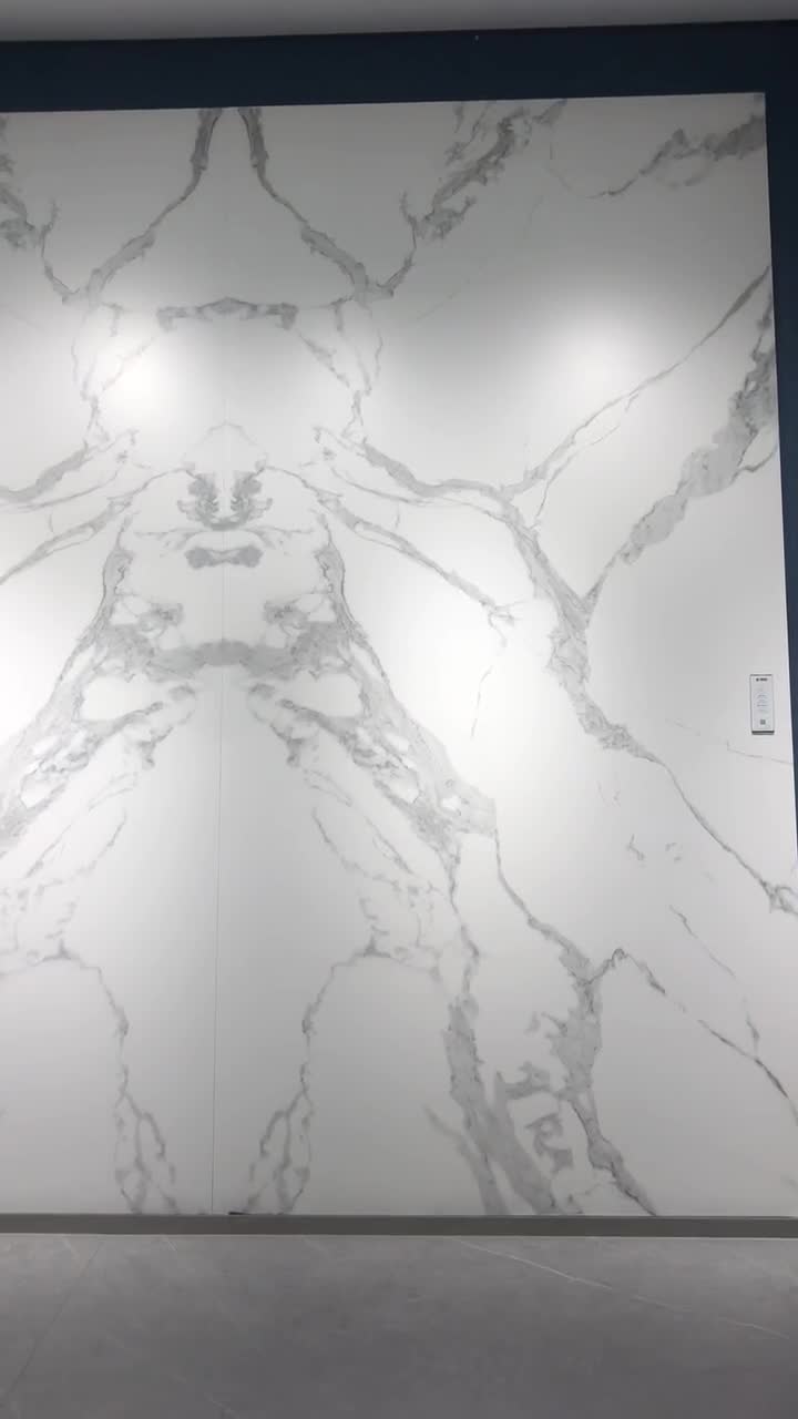 1600*3200 CALACATTA WHITE MATT PORCELAIN SLAB