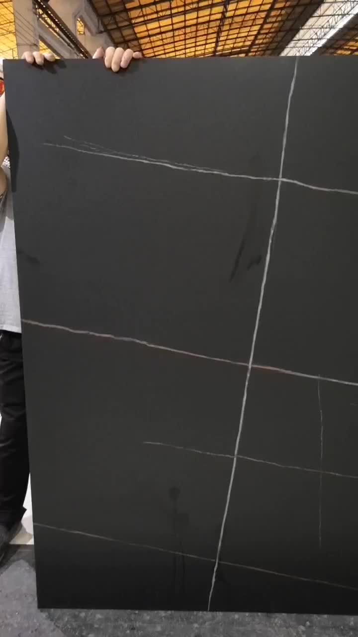 1600*3200MM LAURENT BLACK GOLD MATT SINTERED STONE SLAB