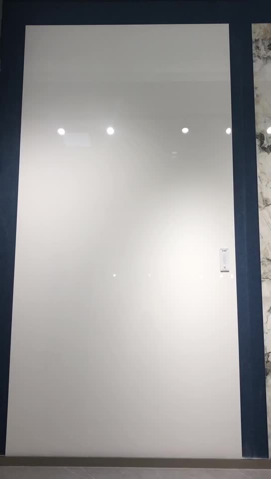 1600*3200MM PURE WHITE GLOSSY MATT PORCELAIN SLAB