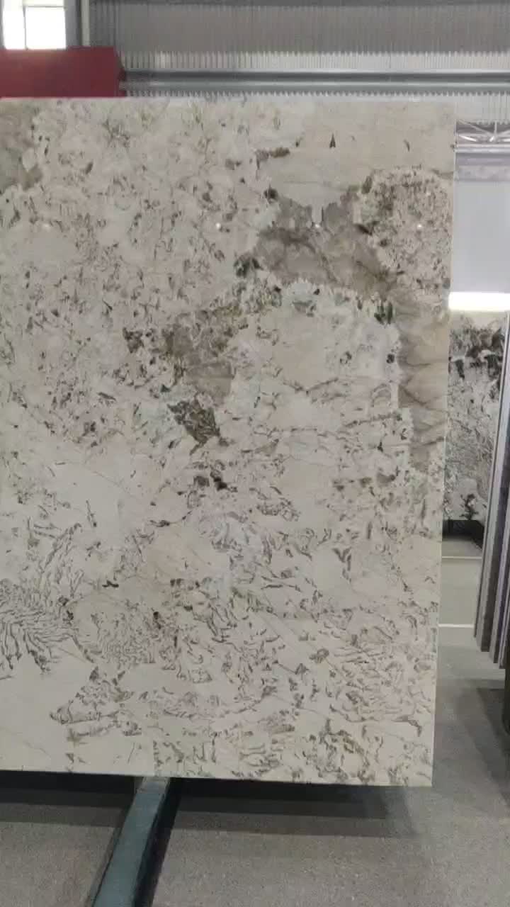 Luxury Patagonia Crystal White Quartzite Slabs