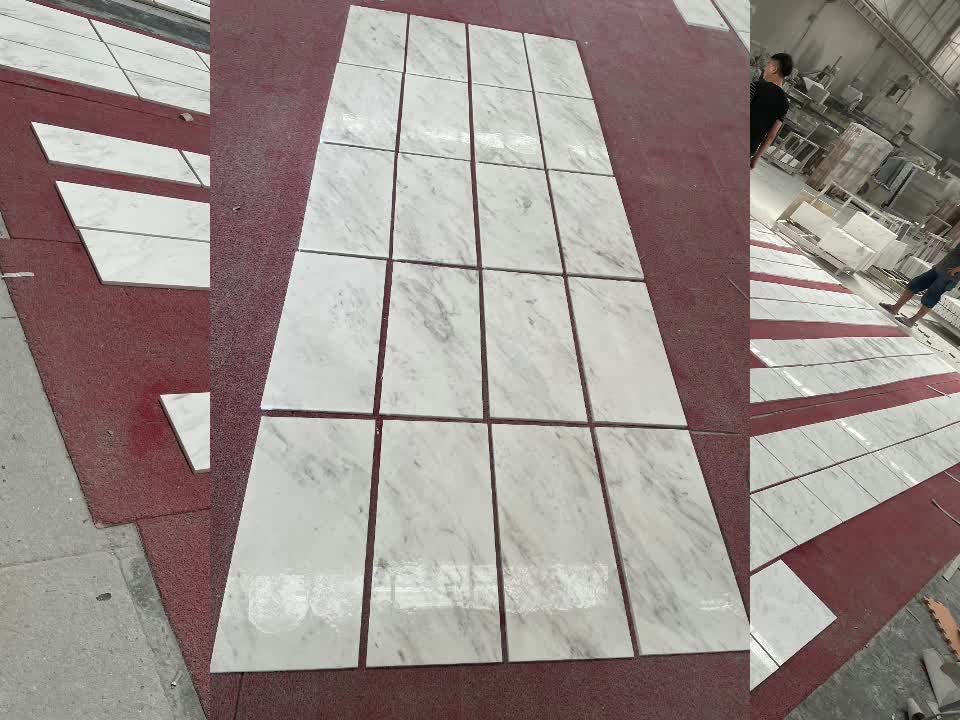 New Design Beautiful Ariston White Marble Flooring Tiles