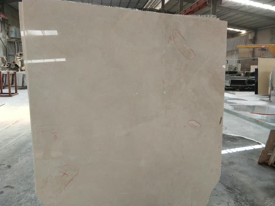 Turkish Beige Stone Slab And Tile Aran White Marble