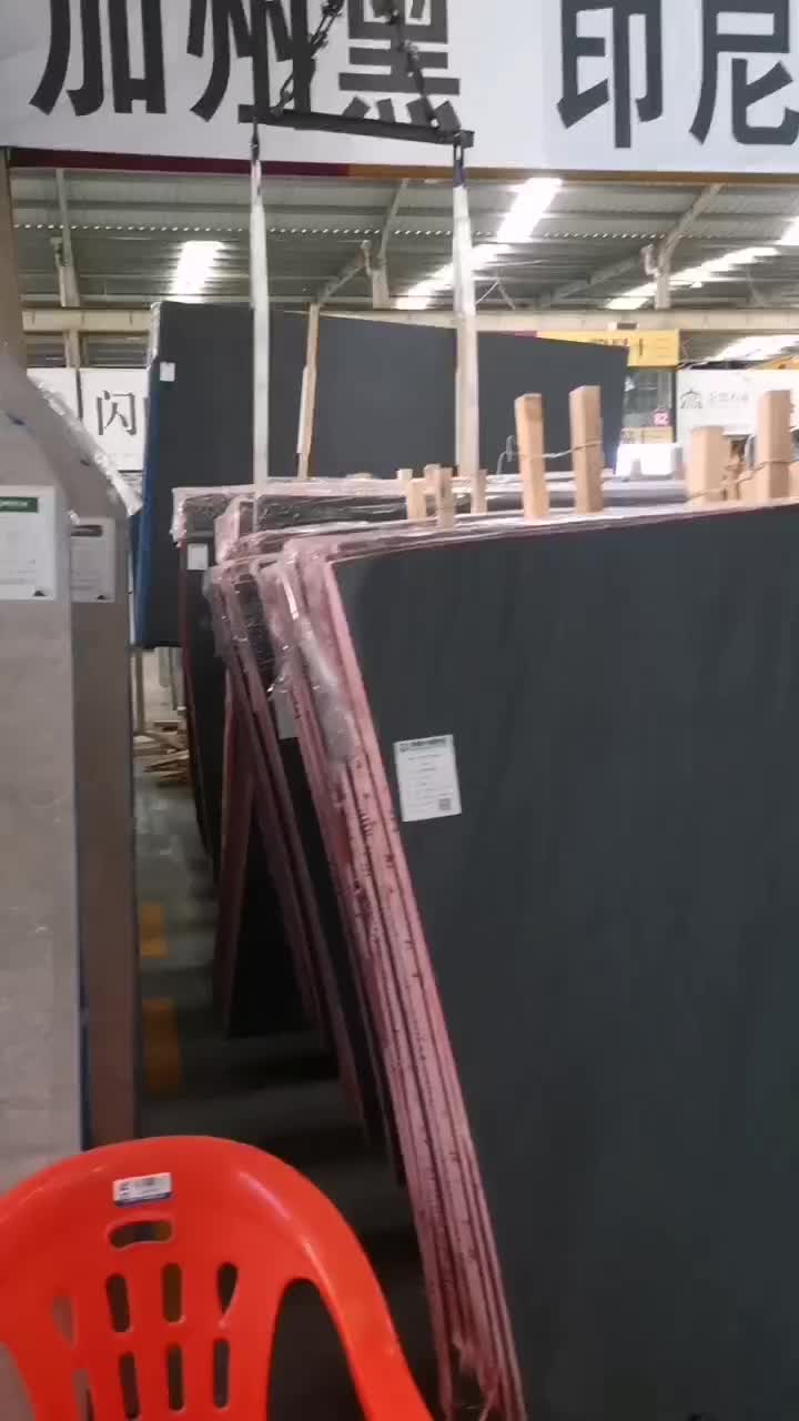 Magic Black Marble Slabs Floor Tiles