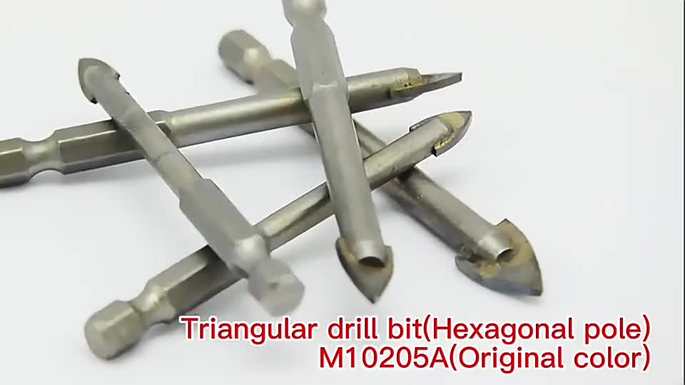 Cabide Alloy Grey Straight Handle Triangle Drilling Bit