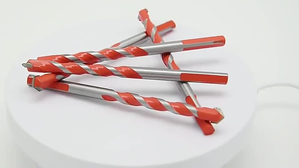 Ceramic Tile Concrete Threaded Triangle Drill Bit