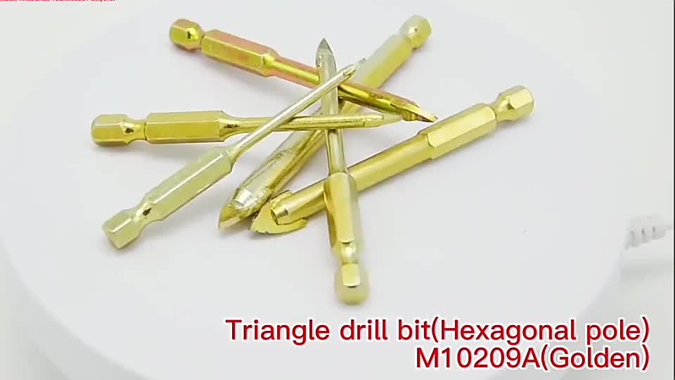 Glass And Tile Triangle Micro Drill Bits Cross Hex Tile Bits