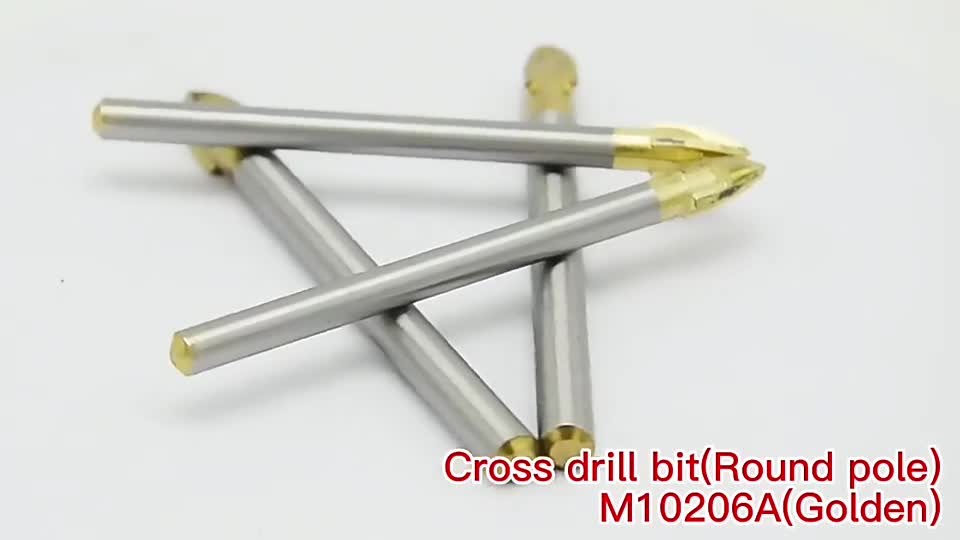 Professional Handle Glass Ceramics Cross Diamond Drill Bits