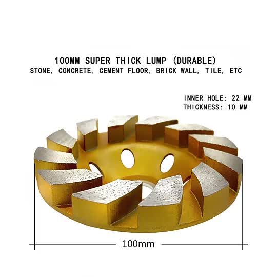 Single-Row Segmented Abrasive Cutting Wheel Grinding Disc