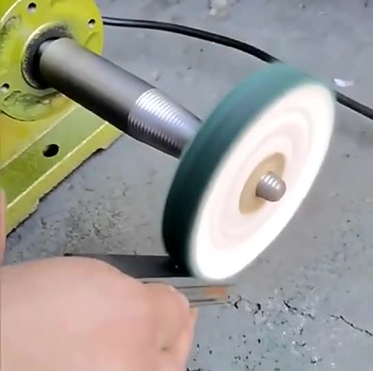 Soft Flannel Yellow And White Cloth Buffing Wheels