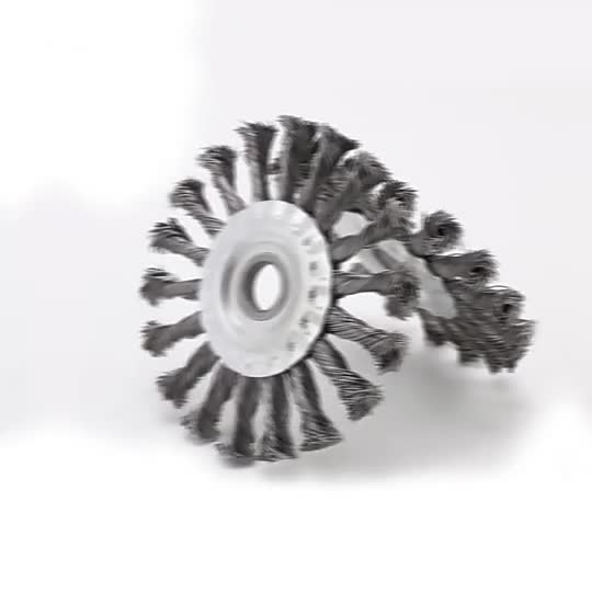 Stainless Steel Twisted Knot Wire Wheel Brush