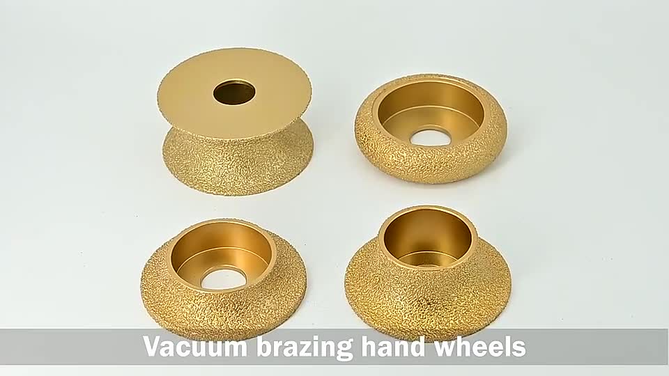 Stone Edge Vacuum Brazed Profiling Wheel Diamond Profile