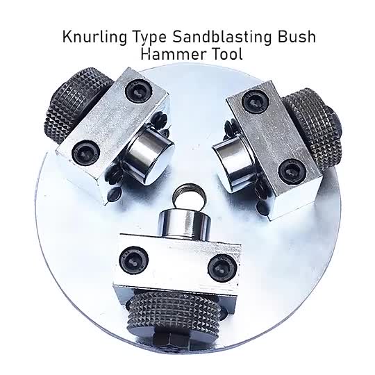 Texture Pneumatic Tungsten Carbide Single Layer Bush Hammer