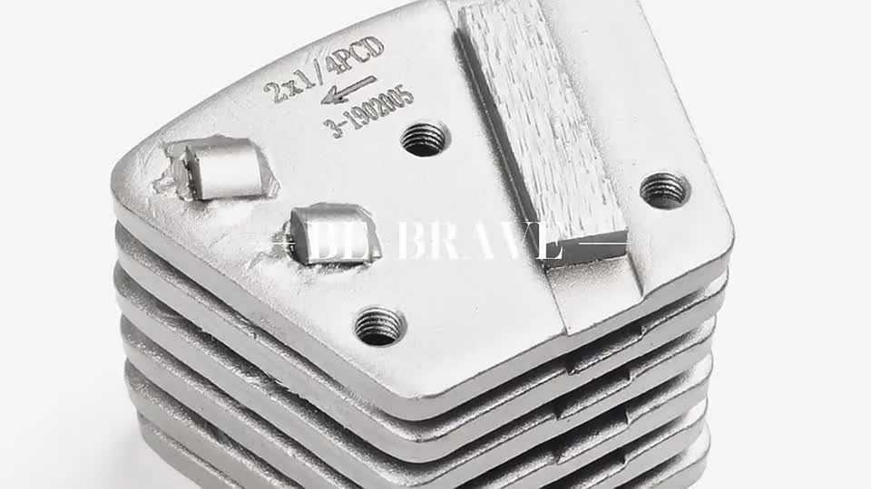 Trapezoid Grinding Disc PCD With Sacrificial Diamond Segment
