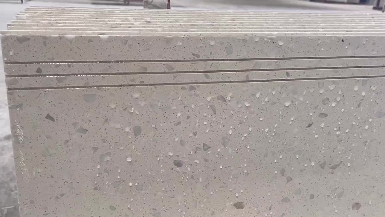 White Terrazzo Stairs