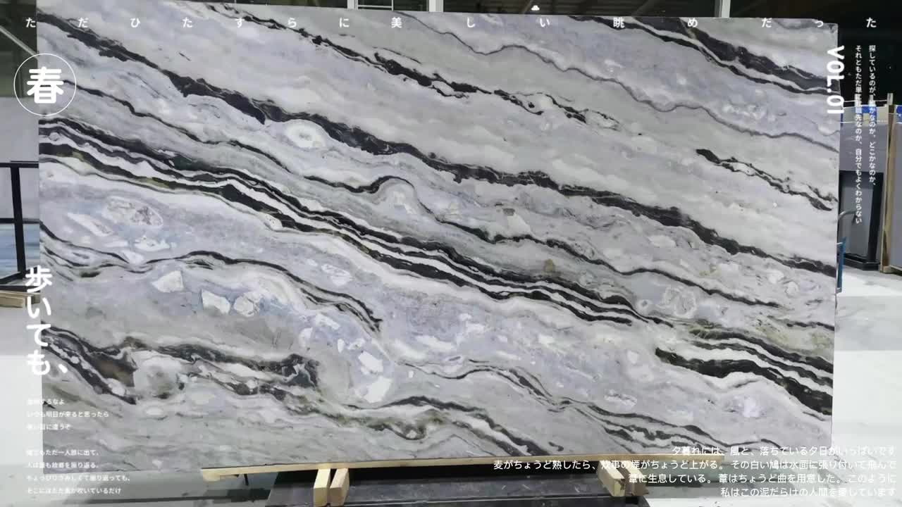 Blue Danube Marble Big Slabs, China Book Match Marble Slabs