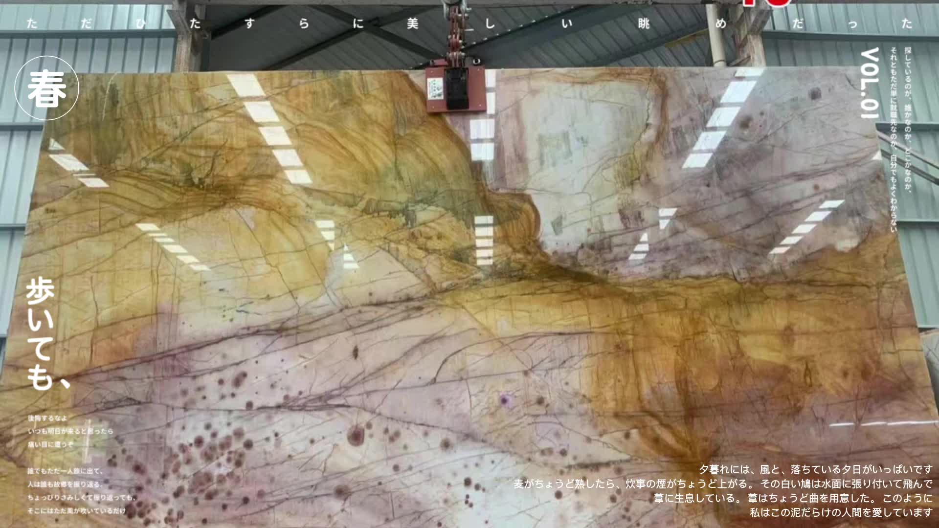 Calypso Gold Quartzite Slabs