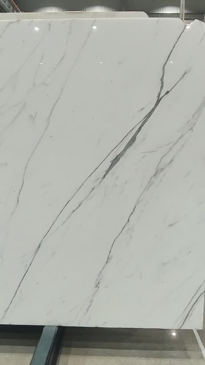 Top Quality Calacatta White Marble Slabs ,Italian White