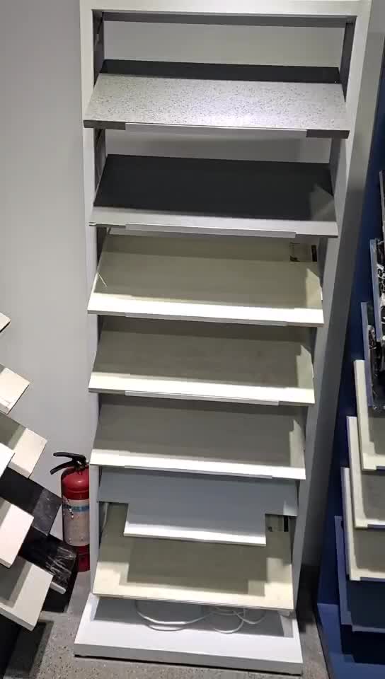 6X12 Large Format Texture Stone Porcelain Tile Display Rack