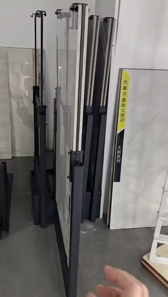 Modern Porcelain Tile Showroom Display Rack