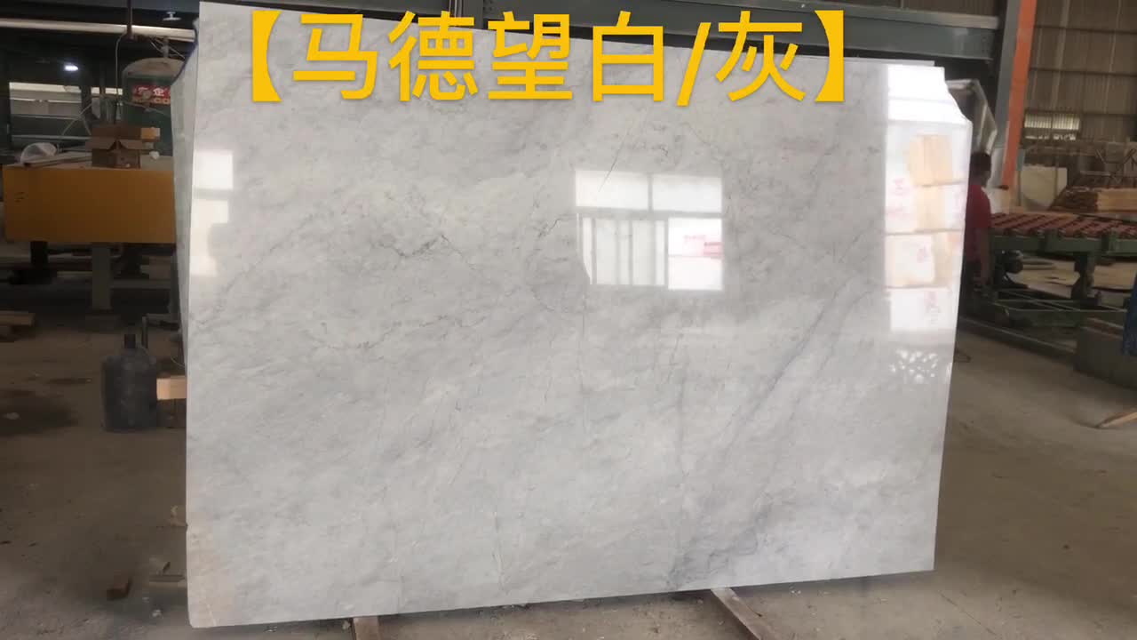 New Super White Marble Slabs Super Grey Marble Tiles