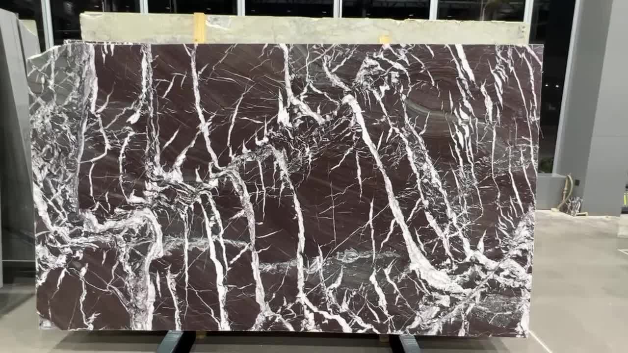 Majestic Rose Brown Marble Slab Wall Floor Tiles