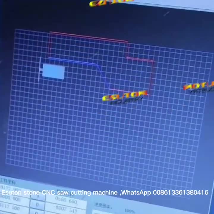 5 Axis Natural Stone-Artificial Stone CNC Bridge Cutting Machine