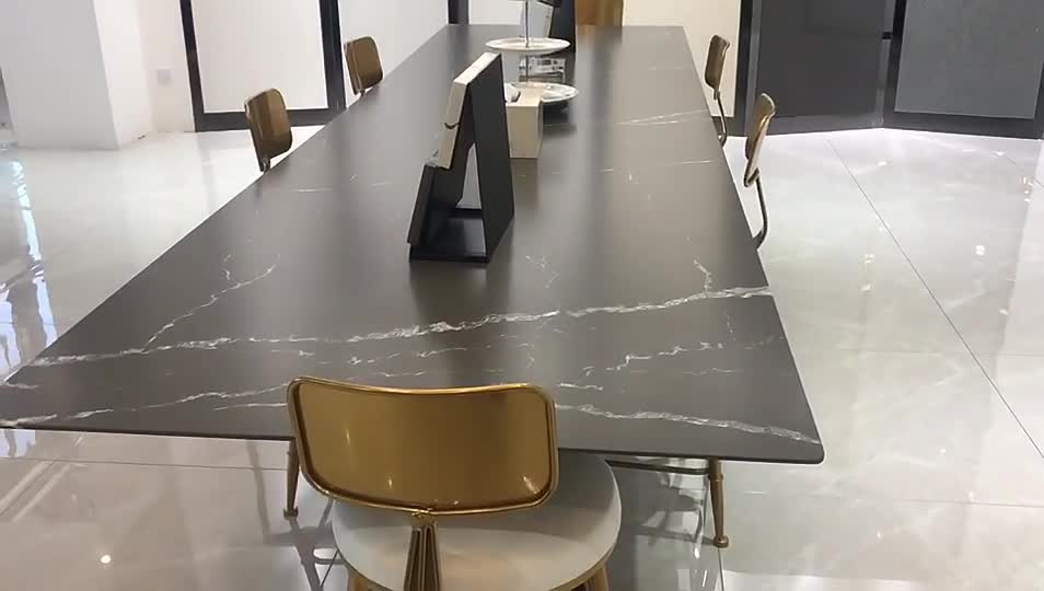 Artificial White Veins Grey Quartz Slabs