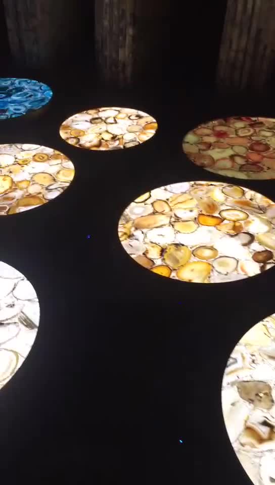 Black Agate Slabs,Semi-Precious Stone