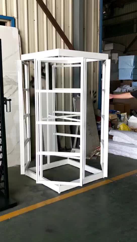 Four-Sided Rotating Display Stand Rack