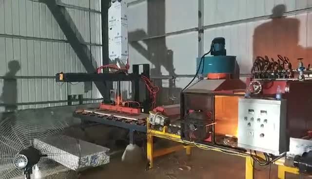Automatic Flaming Machine For Stone Flaming Surface Machine Dfhsm-1250