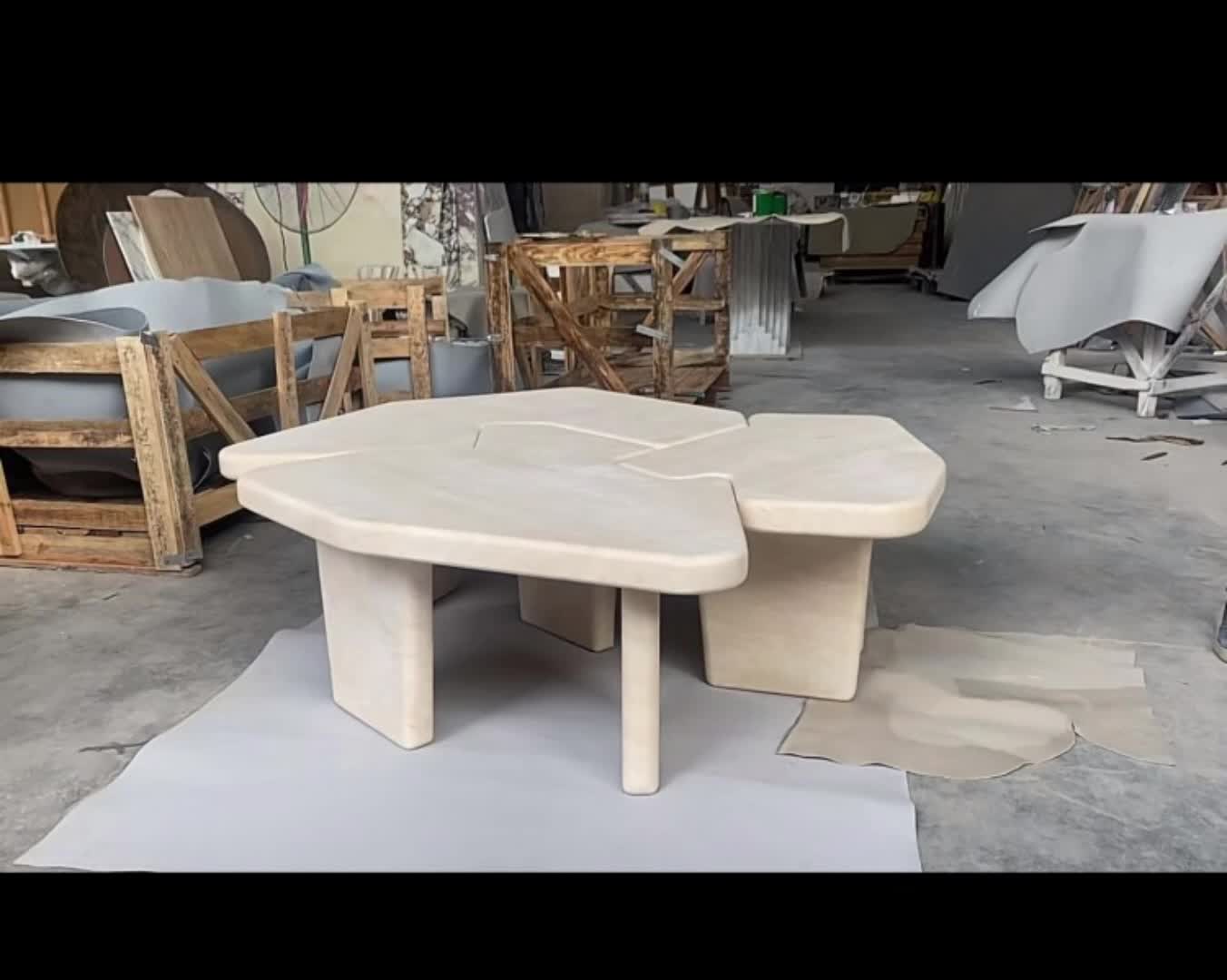 Fashion Dining Tabletravertine Super White Top Dining Table