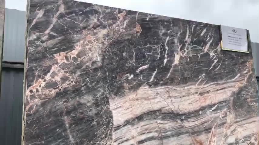 Eagle Grey With Pink Veins Marble Stone For Building