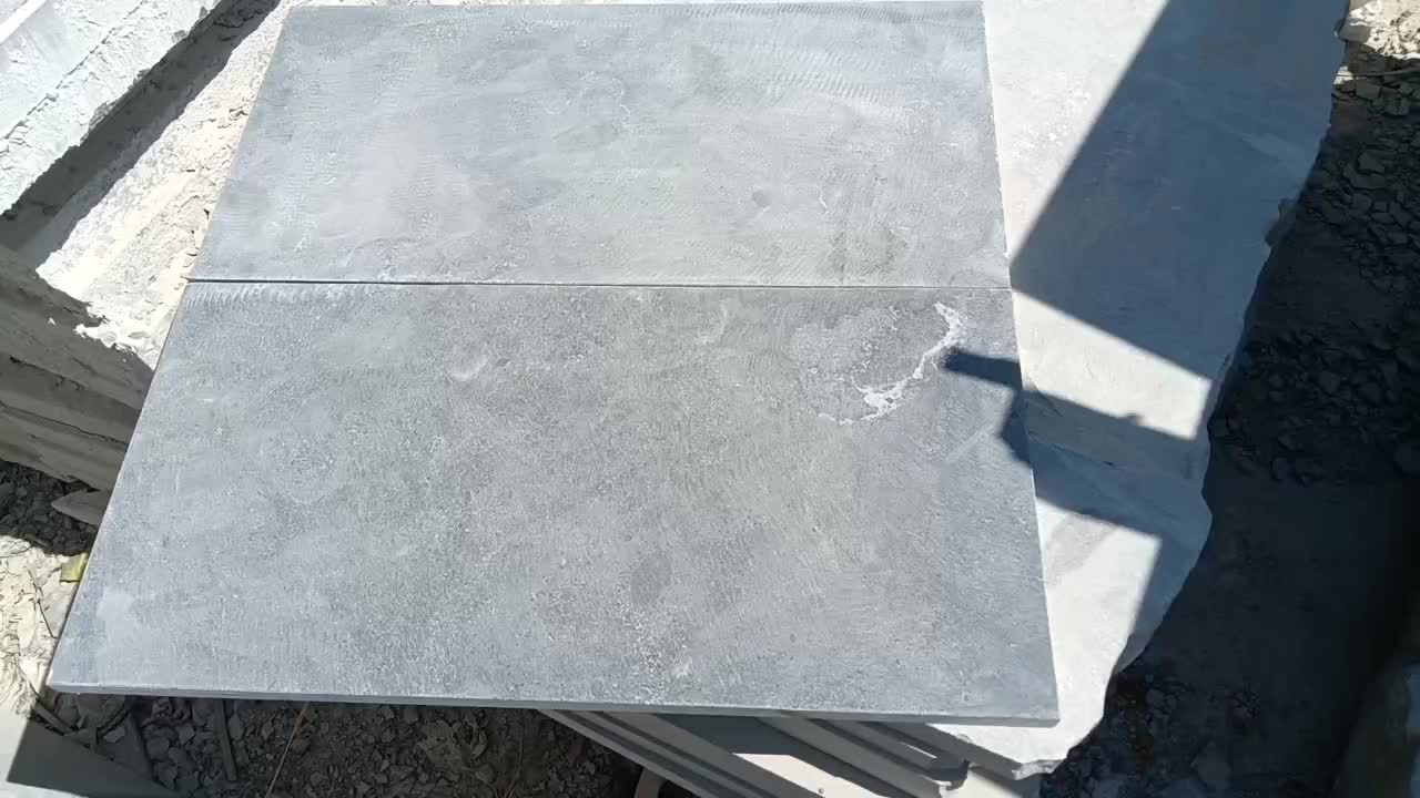 Hot Sales Grinded Bluestone Tiles Light Grey