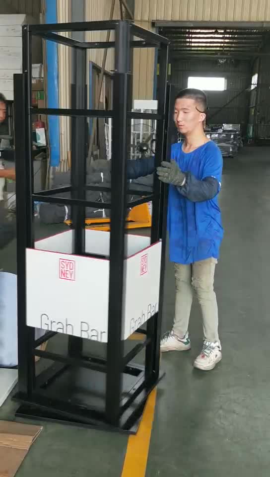Ceramic Tile Sample Four-Sided Display Stand Rack