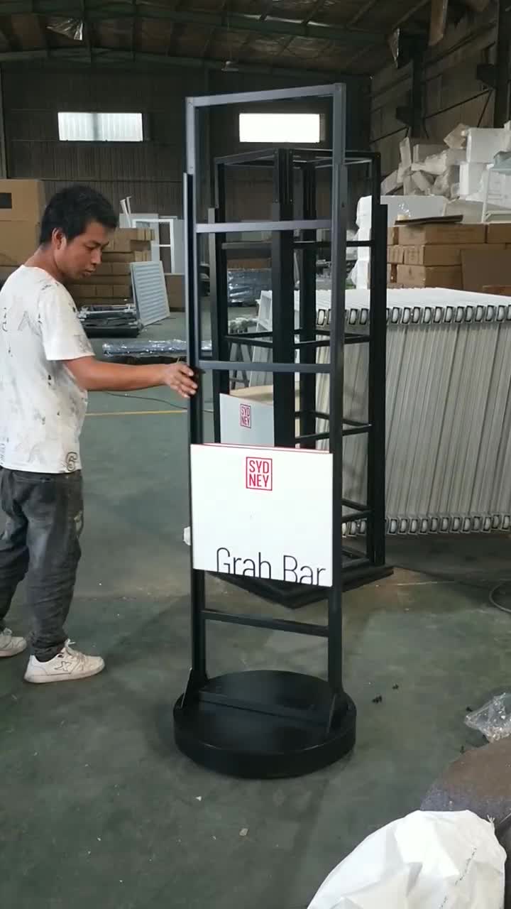 Ceramic Tile Sample Two-Sided Display Stand Rack