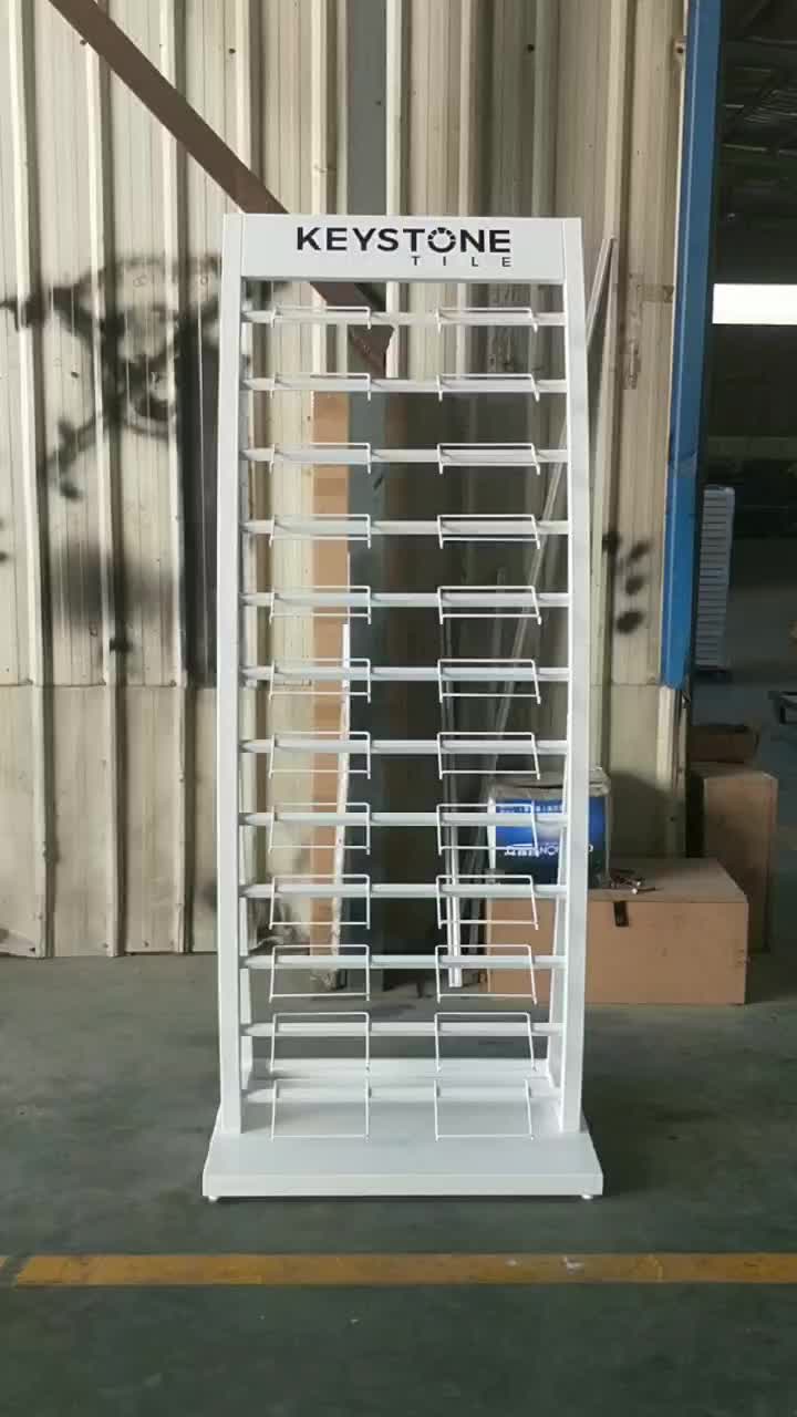 SW017 Courtertop Sample Metal Display Stand Racks