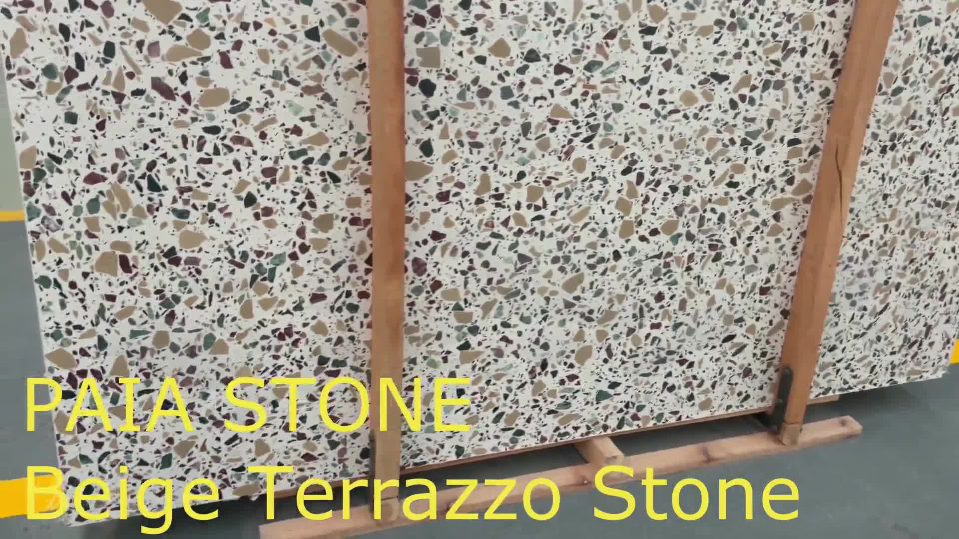 Good Quality Interior Design Artificial Terrazzo Stone Slab