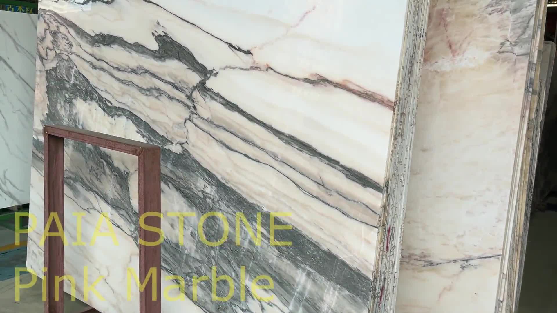 Beautiful Best Quality Pink Marble Slabs For Interior Wall